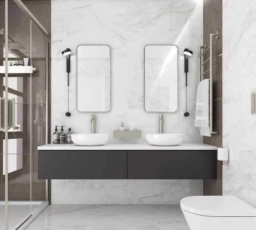 Плитка Calacatta Faro Grey Ceradim