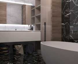 Керамогранит Flagonyx Black Tile Kraft