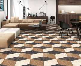 Керамогранит Flex Azul Decor Italica Tiles