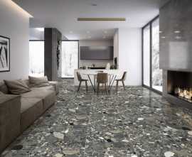 Керамогранит Gufa Nero Italica Tiles