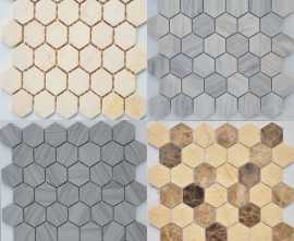 Мозаика Caramelle Mosaic Pietrine Hexagonal