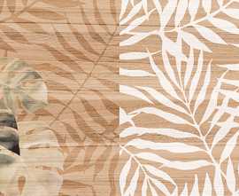 Плитка Laparet 08-01-15-2454 Organic коричневый узор 20х40