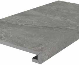 Kerama Marazzi SG850890R/GCF Ступень клееная Риальто серый тёмный матовый 33x80x0,9