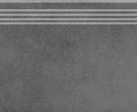 Kerama Marazzi DD253700R/GR Ступень Мирабо серый темный обрезной 30*60