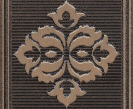 Kerama Marazzi AD/B400/SG929720R Вставка Версаль коричневый обрезной 7x7x0,9