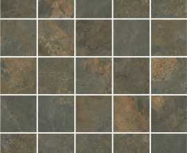 Декор Kerama Marazzi MM12132 Рамбла коричневый мозаичный 25x25
