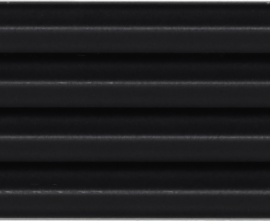 Плитка Equipe 28468 Costa Nova Praia Black Glossy 5x20