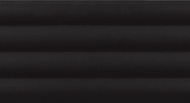 Плитка Equipe 28521 COSTA NOVA ONDA Black Matt 5x20