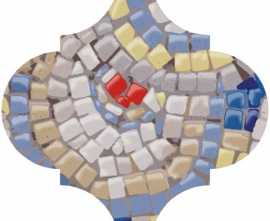 Декор Kerama Marazzi OP/A169/65000 Арабески Майолика Гауди 6.5x6.5