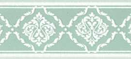 Бордюр Kerama Marazzi AD/D326/SG1547 Петергоф зеленый 40,2х7,7