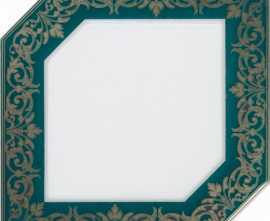 Декор Kerama Marazzi HGD/E250/18000 Клемансо зеленый темный 15*15