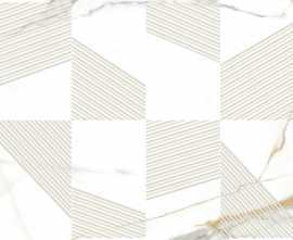 Laparet Champagne Mosaic Декор белый 20х50