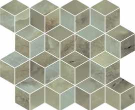 Декор Kerama Marazzi T017/14025 Джардини зеленый мозаичный 45*37.5