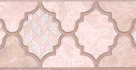 Kerama Marazzi ОР/В27/6334 Фоскари бордюр розовый глянцевый 25*5,4