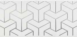 Kerama Marazzi AD/A569/6397 Бордюр Ломбардиа белый 25*5.4