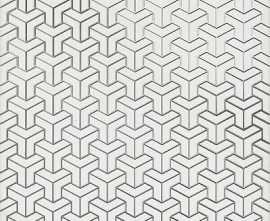 Kerama Marazzi HGD/A371/6397 Декор Ломбардиа белый 25*40