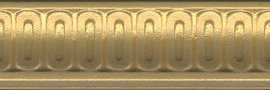 Kerama Marazzi BOA005 Бордюр Борромео золото 25*4