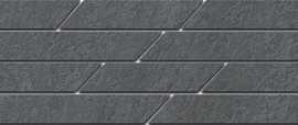 Kerama Marazzi SG144/005 Гренель серый темный мозаичный бордюр 46.5*9.8