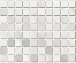 Kerama Marazzi MM6359 Декор Гран Пале белый мозаичный 25х40