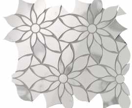 Мозаика FAP Ceramiche fQKX Carrara Superiore Daisy Mosaico 29x31.9