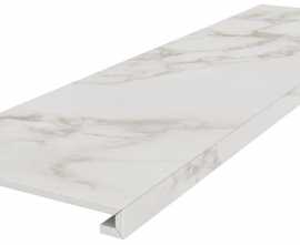 Kerama Marazzi SG540720R/GCF Ступень клееная Монте Тиберио серый светлый матовый обрезной 33x119,5x0,9