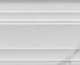 Kerama Marazzi BLF024R Бордюр Багет Монте Тиберио белый глянцевый обрезной 40x7,3x2,7