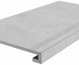 Kerama Marazzi SG850292R/GCF Ступень клееная Монте Тиберио серый лаппатированный 33x80x0,9