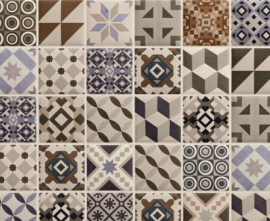 Декор Keratile Soho Jersey Azul 25x50