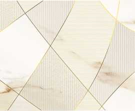 Azori Декор Calacatta Royal Geometria 63x31.5