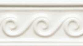 Бордюр Adex ADNE4066 Relieve Olas Blanco Z 7,5х15