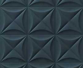 Керамогранит Marca Corona E066 4D Flower Deep Blue 20х20