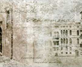 PiezaROSA 137672 Декор Граффито Сити Серая 20*45