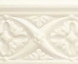 Бордюр Adex ADMO4004 Relieve Bizantino C/C Marfil 7,5х15