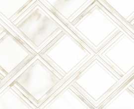 Плитка Global Tile 10100001120 Calacatta Gold Белый ромбы 40*25