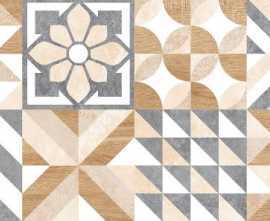 Плитка Global Tile GT129VG Marmaris Белый пэчворк 50x25