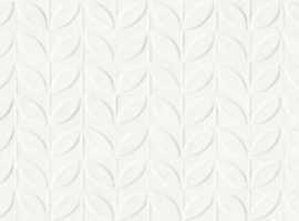 Плитка Ragno Marazzi RA6J Vida Struttura Foglia 3D Bianco Rett 30x90