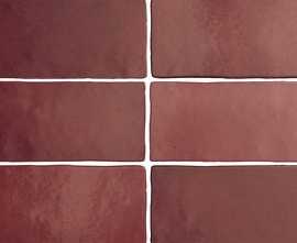 Плитка Equipe 24967 MAGMA BURGUNDY 6,5X20