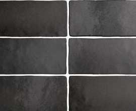 Плитка Equipe 24962 MAGMA BLACK COAL 6,5X20