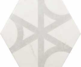Керамогранит Equipe 23103 Carrara Hexagon Flow 17,5х20