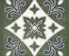 Декор Керлайф Smalto Decor Verde 3 15x15
