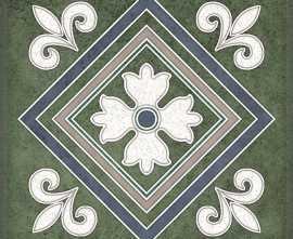 Декор Керлайф Smalto Decor Verde 2 15x15