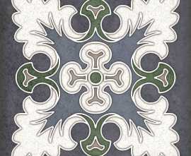 Декор Керлайф Smalto Decor Blu 1 15x15