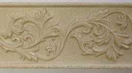 Бордюр Vitra K943030 Fresco Cream Floral Brd Matt 6X25