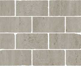 Kerama Marazzi BR033 Бордюр Сан-Марко мозаичный серый матовый обрезной 46,5x26,5x0,9