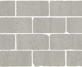 Kerama Marazzi BR032 Бордюр Сан-Марко мозаичный серый светлый матовый обрезной 46,5x26,5x0,9
