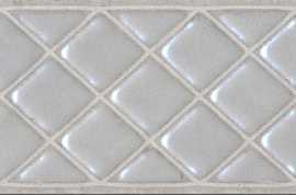 Kerama Marazzi AZ/A054/6424 Бордюр Мотиво серый светлый глянцевый 40x4,2