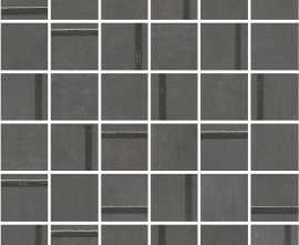 Kerama Marazzi MM13132 Декор Гварди 1 мозаичный антрацит матовый обрезной 30x30x0,9