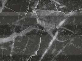 Kerama Marazzi BLC039R Бордюр Багет Коррер чёрный глянцевый обрезной 30x5x1,9