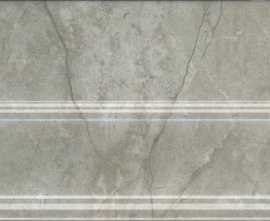 Плинтус Kerama Marazzi FMB033 Кантата серый светлый глянцевый 25x15