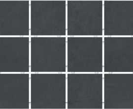 Керамогранит Kerama Marazzi 1291H Амальфи черный 9,8х9,8 (полотно 29,8х39,8 из 12 частей)